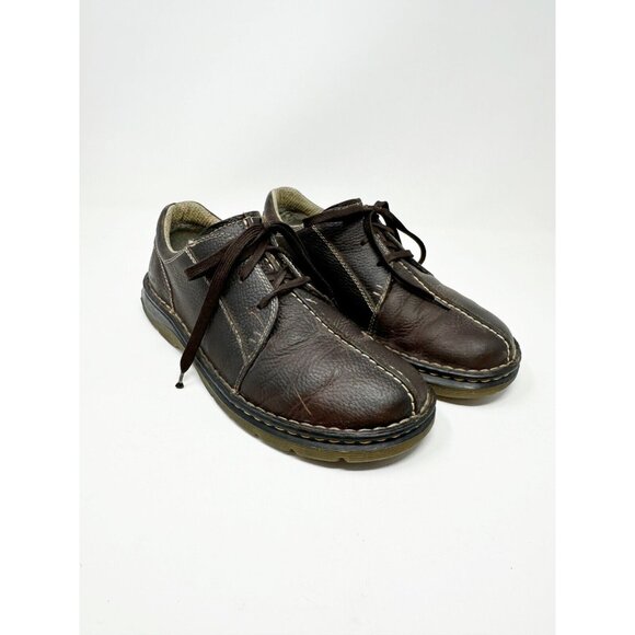 Dr. Martens Mens Leather Lace Up Oxford Shoes Split Toe 11232 Brown Size 10 - Picture 1 of 6